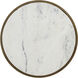 Alicent 24 X 16 inch White Marble End Table